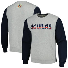 Club America Kangaroo Pullover Sweatshirt Gray/Navy - FIFA World CUP