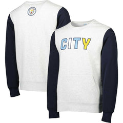 Manchester City Kangaroo Pullover Sweatshirt Gray/Navy - FIFA World CUP