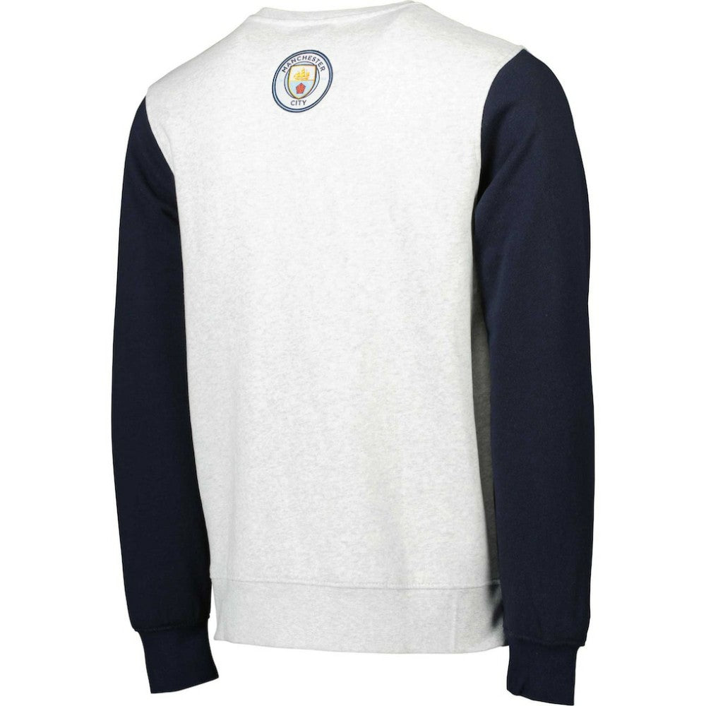 Manchester City Kangaroo Pullover Sweatshirt Gray/Navy - FIFA World CUP