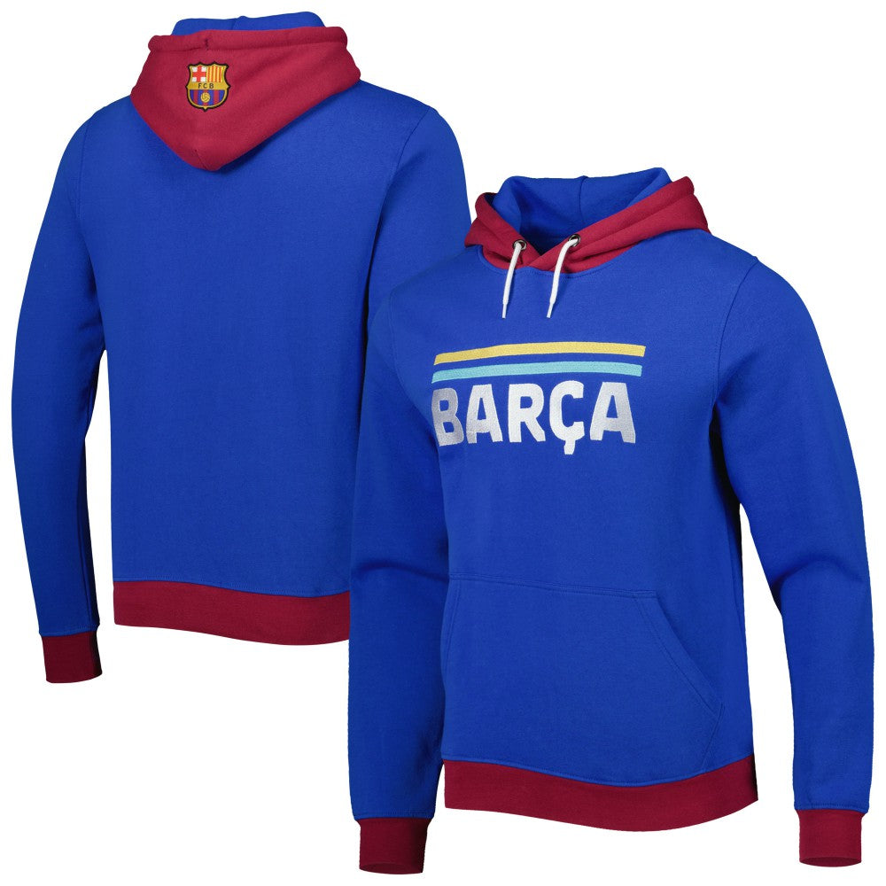 Barcelona Outdoor Pullover Hoodie Blue - FIFA World CUP