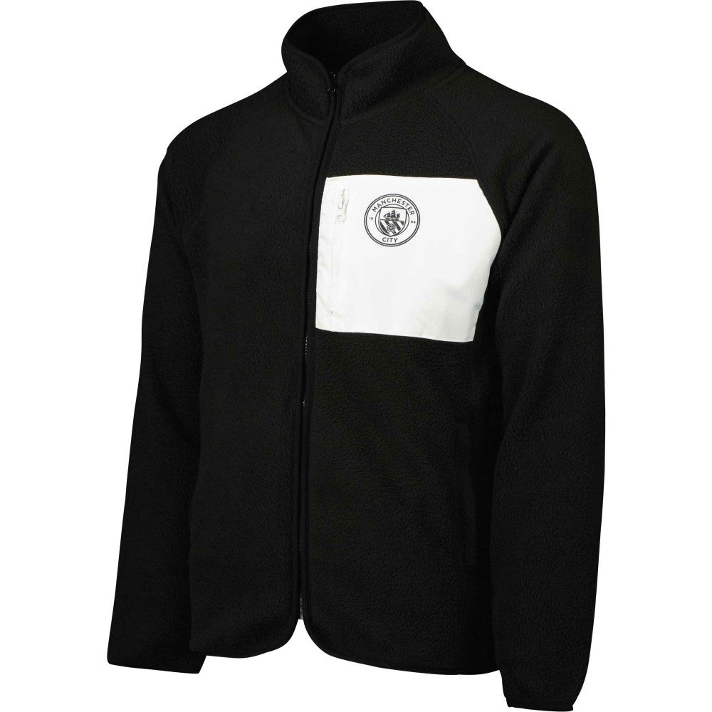 Manchester City Pile Raglan Full-Zip Jacket Black - FIFA World CUP