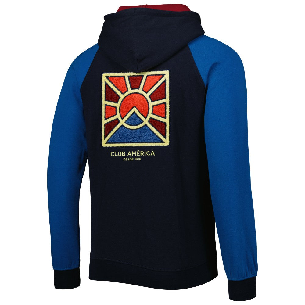 Club America Pride Raglan Pullover Hoodie Navy/Blue - FIFA World CUP