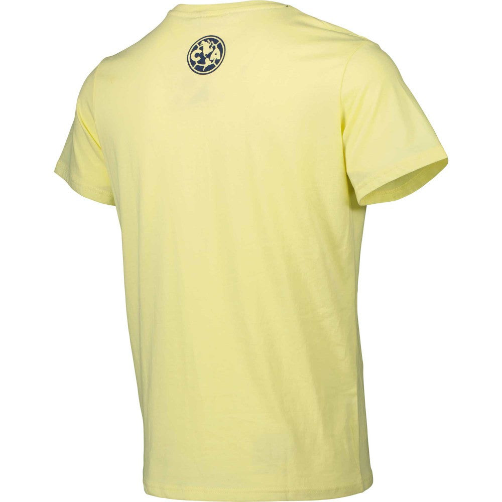 Club America Rounded T-Shirt Yellow - FIFA World CUP