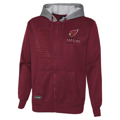 Arizona Cardinals Combine Authentic Field Play Full-Zip Hoodie Sweatshirt Cardinal | NFL