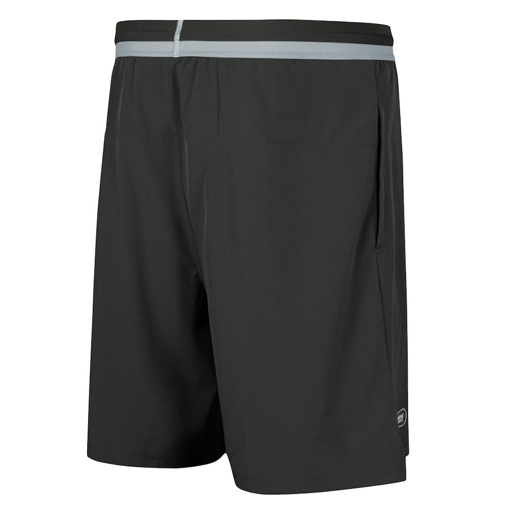 Las Vegas Raiders Cool Down Tri-Color Elastic Training Shorts Black | NFL