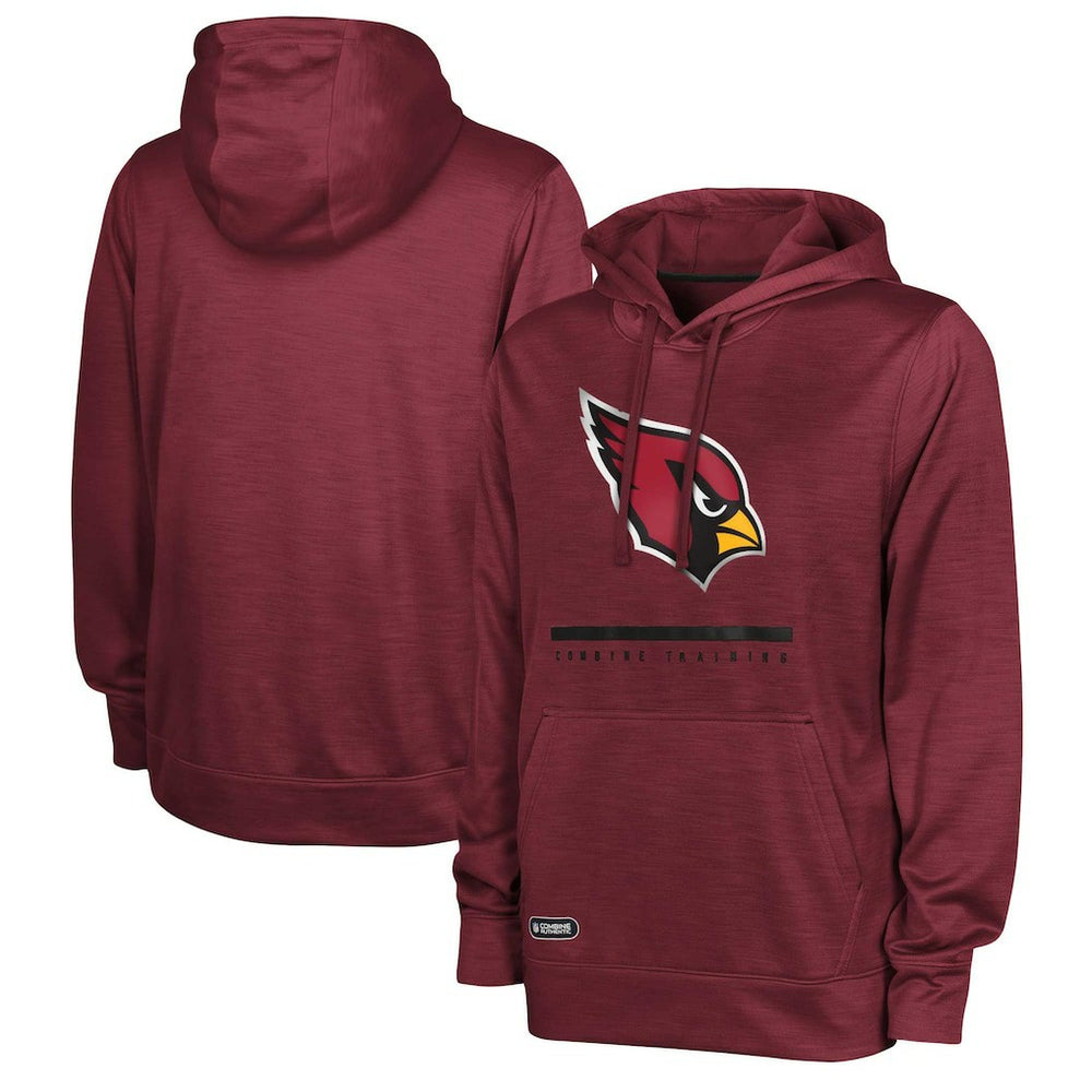 Arizona Cardinals Speed Drill Streak Pullover Hoodie Cardinal | NFL