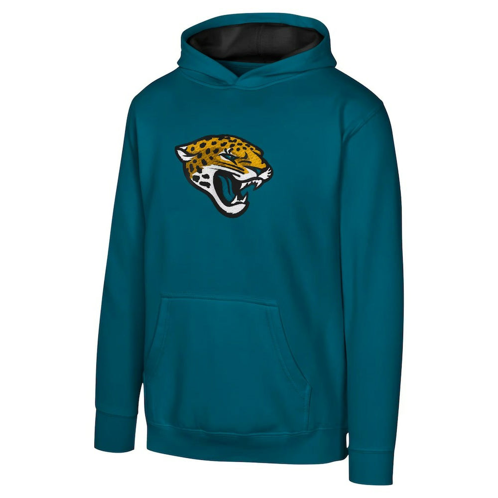Jacksonville Jaguars Youth Prime Pullover Hoodie Teal | NFL