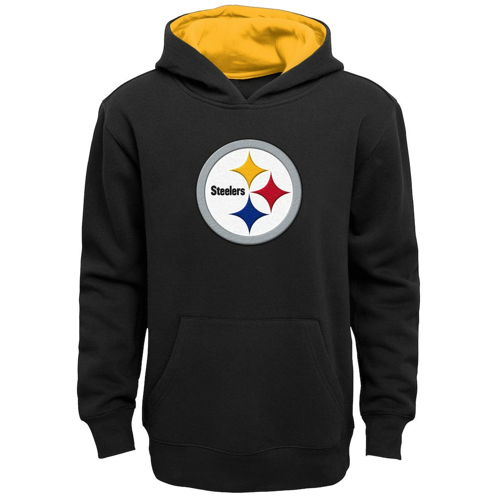 Pittsburgh Steelers Youth Prime Pullover Hoodie Black | NFL