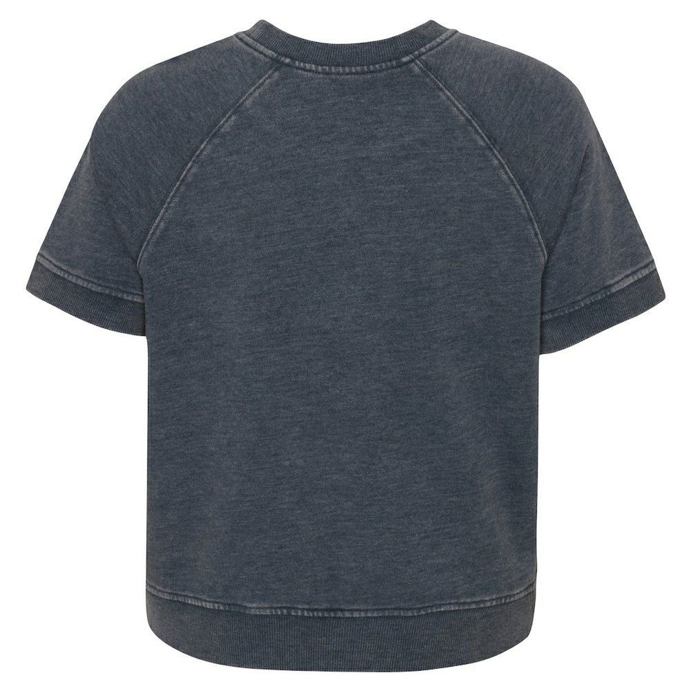 Los Angeles Rams Girls Juniors Cheer Squad Raglan T-Shirt Heather Charcoal | NFL