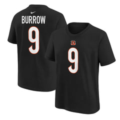 Joe Burrow Cincinnati Bengals Youth Player Name & Number T-Shirt Black | Nike for Sale