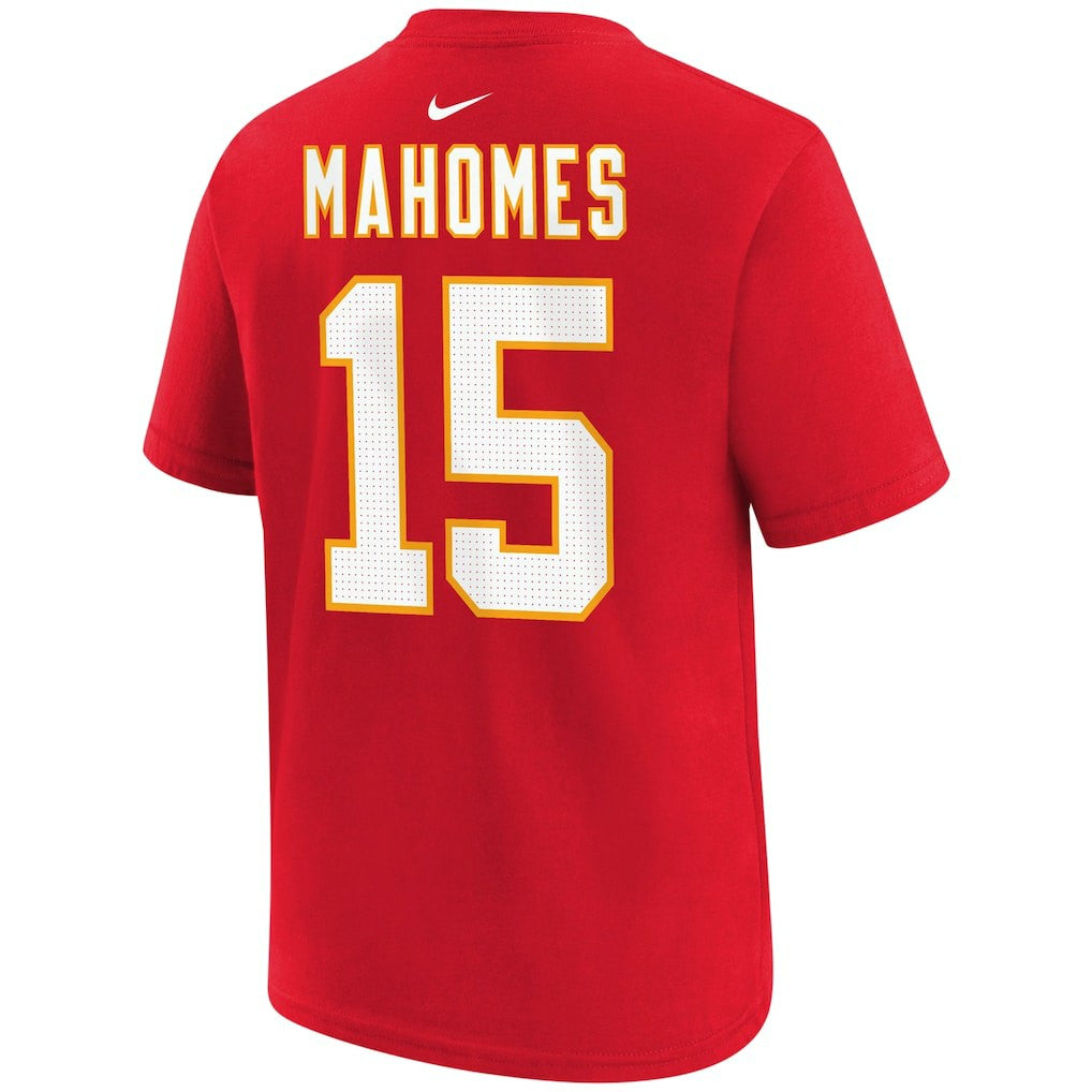 Patrick Mahomes Kansas City Chiefs Youth Player Name & Number T-Shirt Red | Nike for Sale