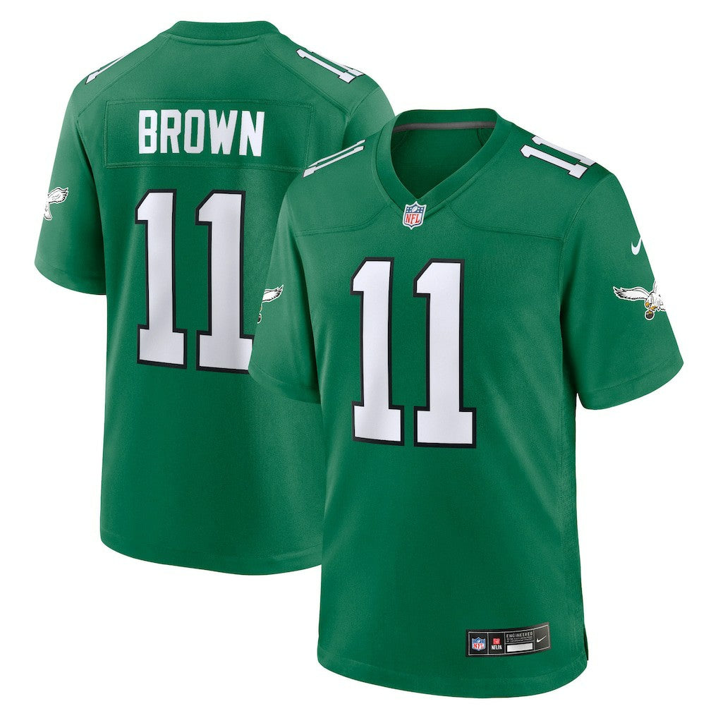 A.J. Brown Philadelphia Eagles Youth Game Jersey Kelly Green | Nike for Sale