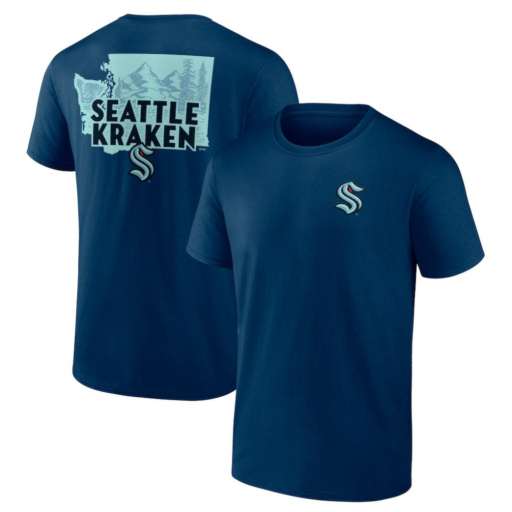 Seattle Kraken Territorial T-Shirt - Deep Sea Blue - NHL
