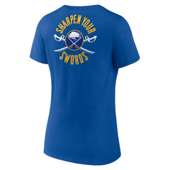 Buffalo Sabres Women's Territorial V-Neck T-Shirt - Royal - NHL