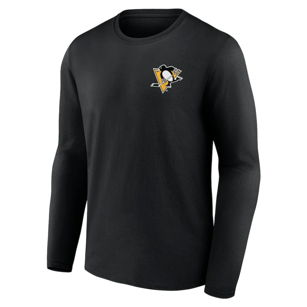 Pittsburgh Penguins Territorial Long Sleeve T-Shirt - Black - NHL