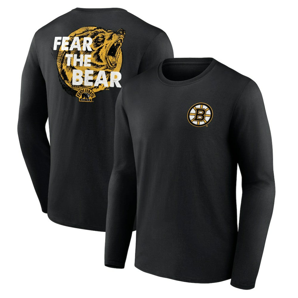 Boston Bruins Territorial Long Sleeve T-Shirt - Black - NHL