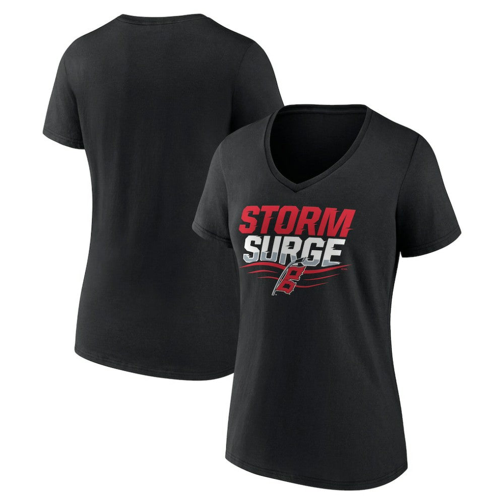 Carolina Hurricanes Women's Represent V-Neck T-Shirt - Black - NHL