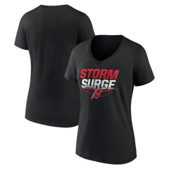 Carolina Hurricanes Women's Represent V-Neck T-Shirt - Black - NHL