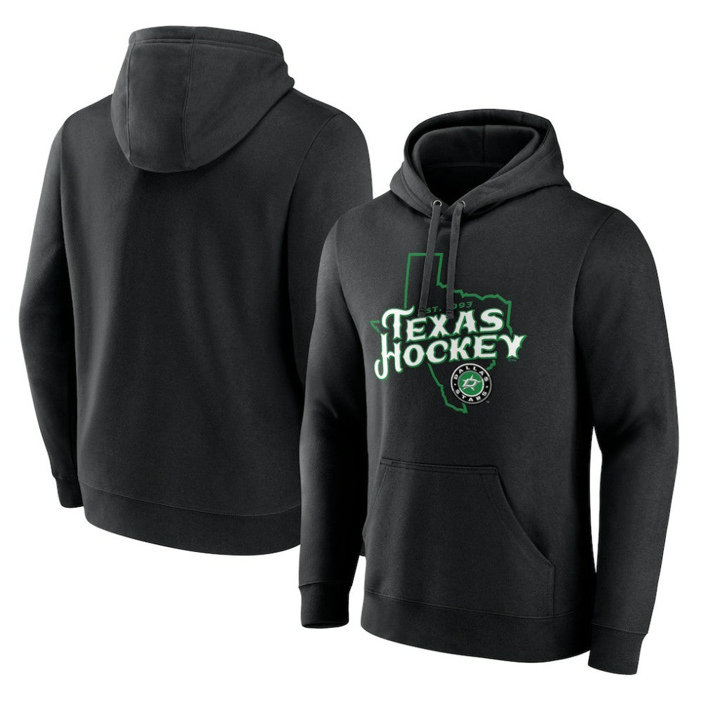 Dallas Stars Represent Pullover Hoodie - Black - NHL