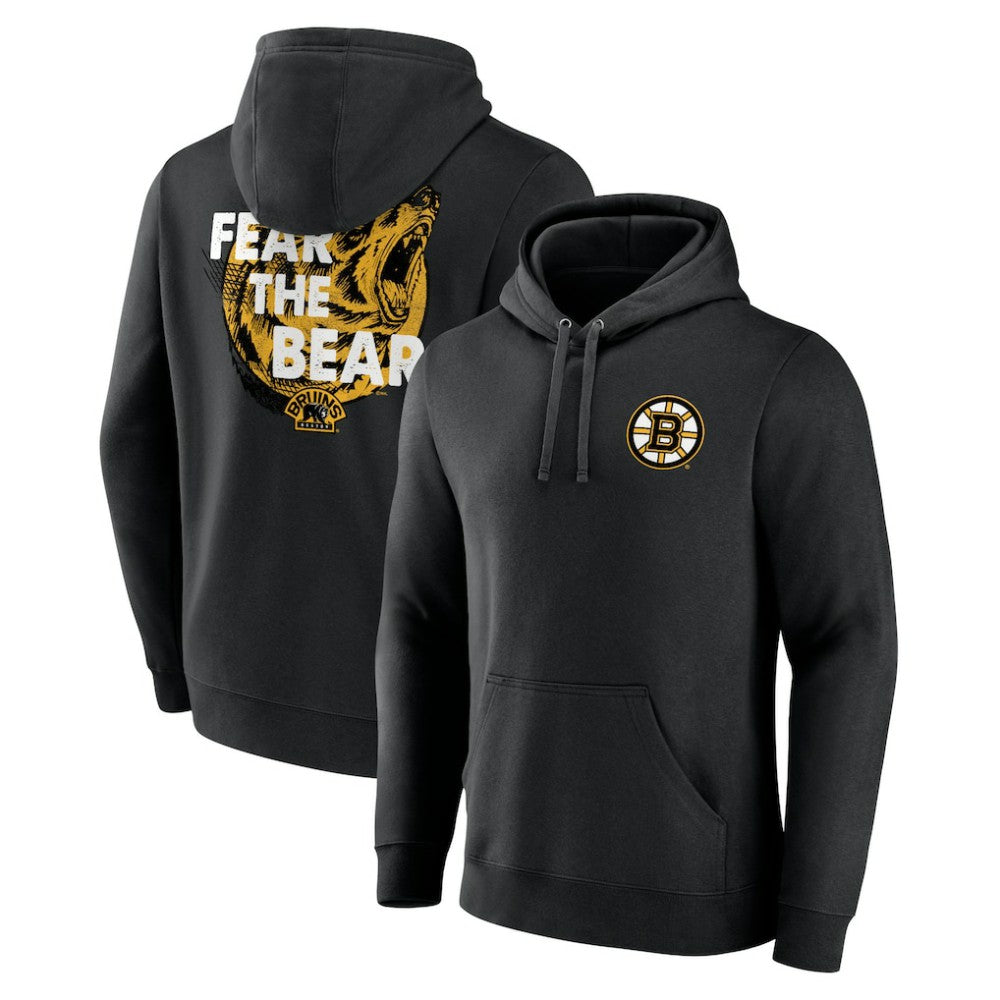 Boston Bruins Territorial Pullover Hoodie - Black - NHL