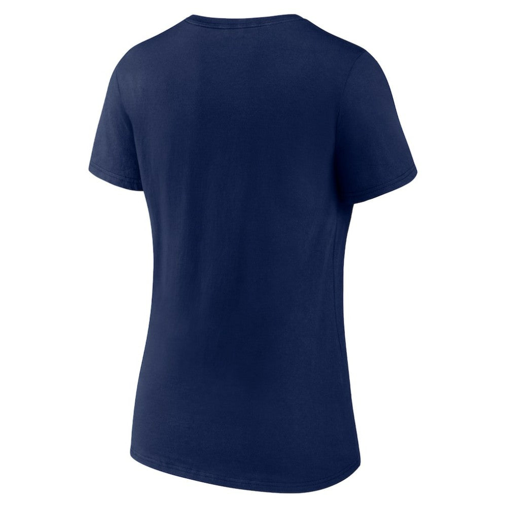 Colorado Avalanche Women's Alternate Logo V-Neck T-Shirt - Navy - NHL
