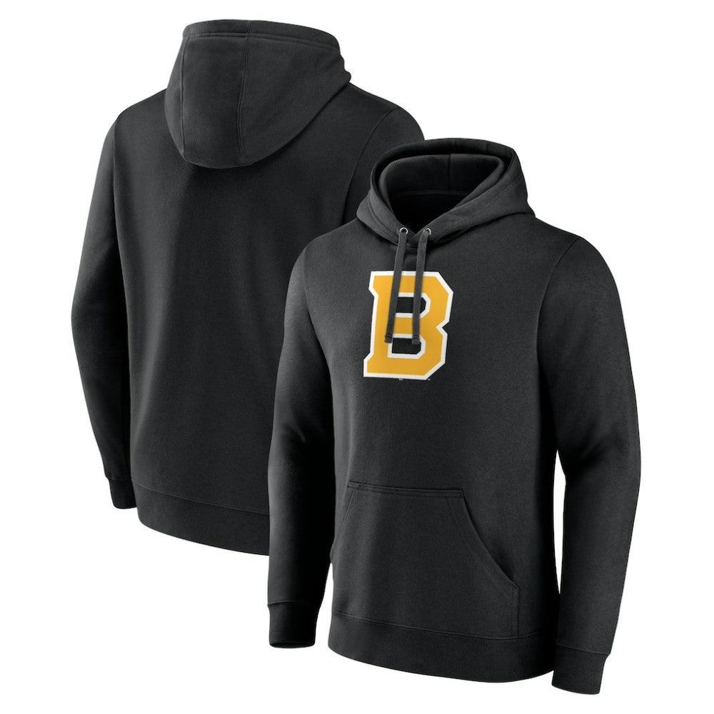 Boston Bruins Alternate Logo Pullover Hoodie - Black - NHL