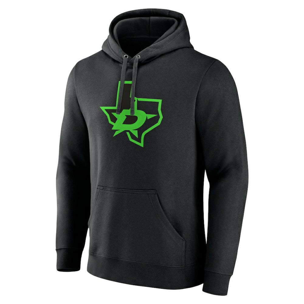 Dallas Stars Alternate Logo Pullover Hoodie - Black - NHL