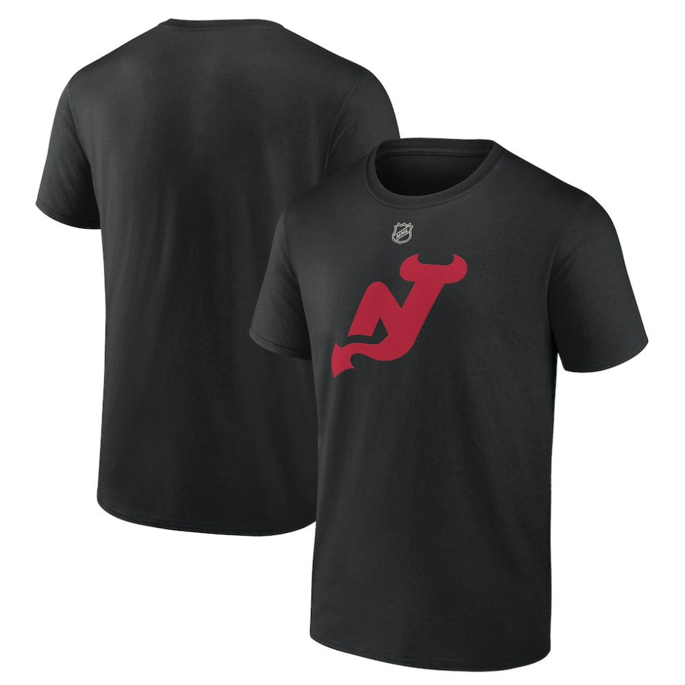 New Jersey Devils Alternate Logo T-Shirt - Black - NHL