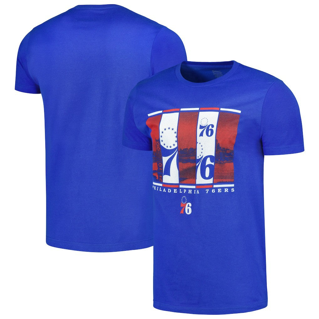 Philadelphia 76ers Stadium Essentials City Skyline T-Shirt Royal - NBA