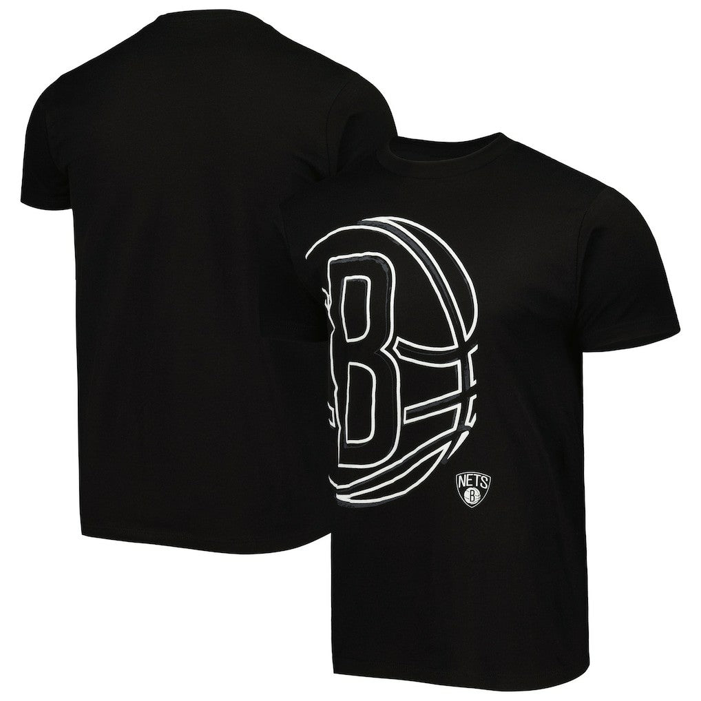 Brooklyn Nets Stadium Essentials Unisex Element Logo Pop T-Shirt Black - NBA