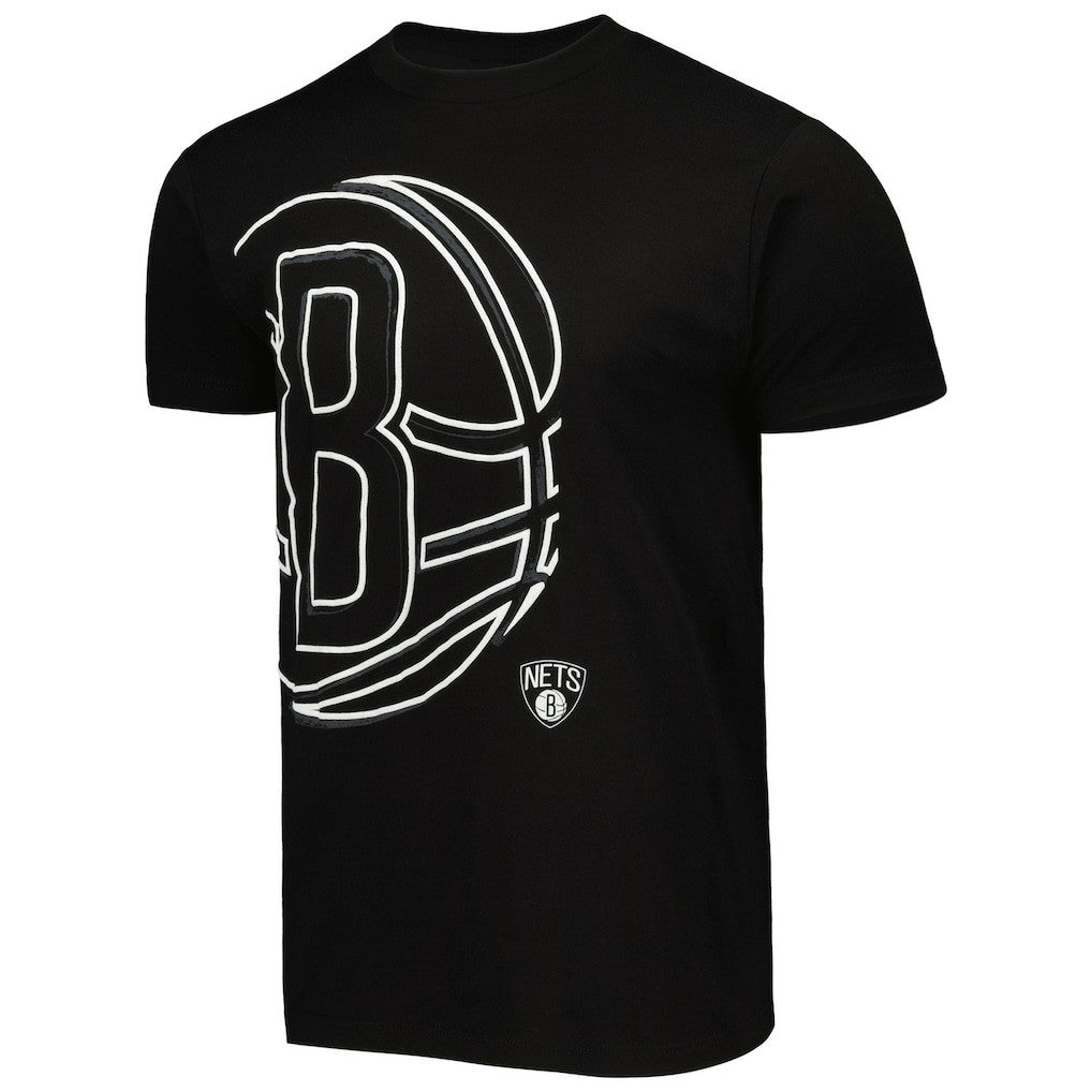 Brooklyn Nets Stadium Essentials Unisex Element Logo Pop T-Shirt Black - NBA