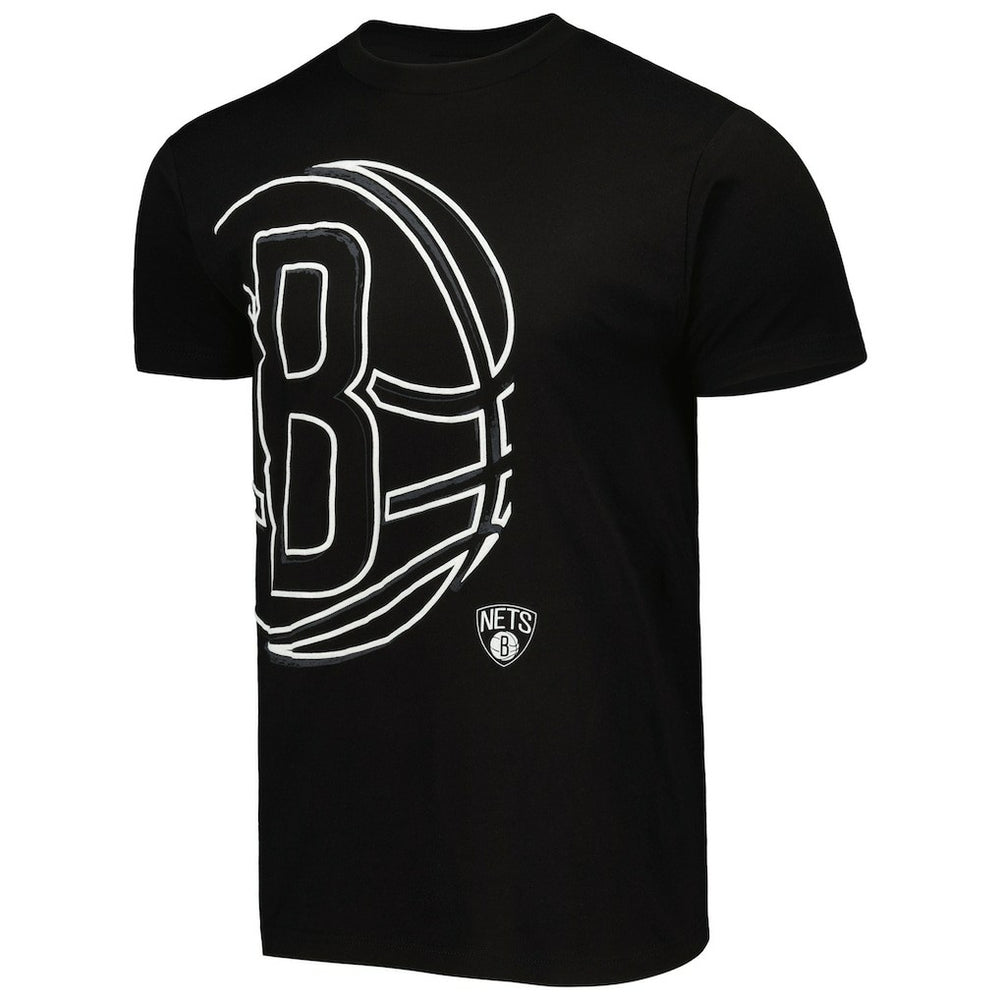 Brooklyn Nets Stadium Essentials Unisex Element Logo Pop T-Shirt Black - NBA