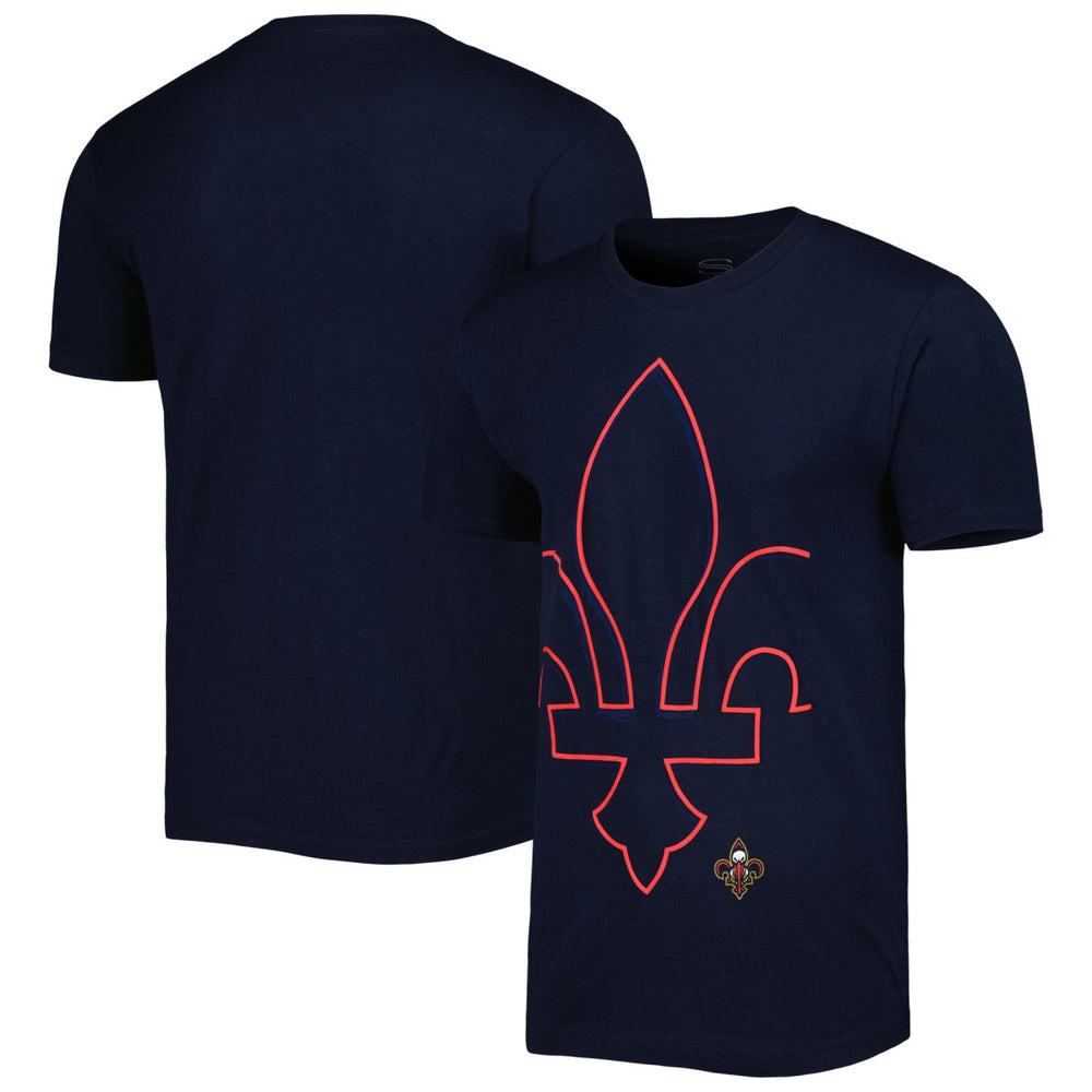 New Orleans Pelicans Stadium Essentials Unisex Element Logo Pop T-Shirt Navy - NBA