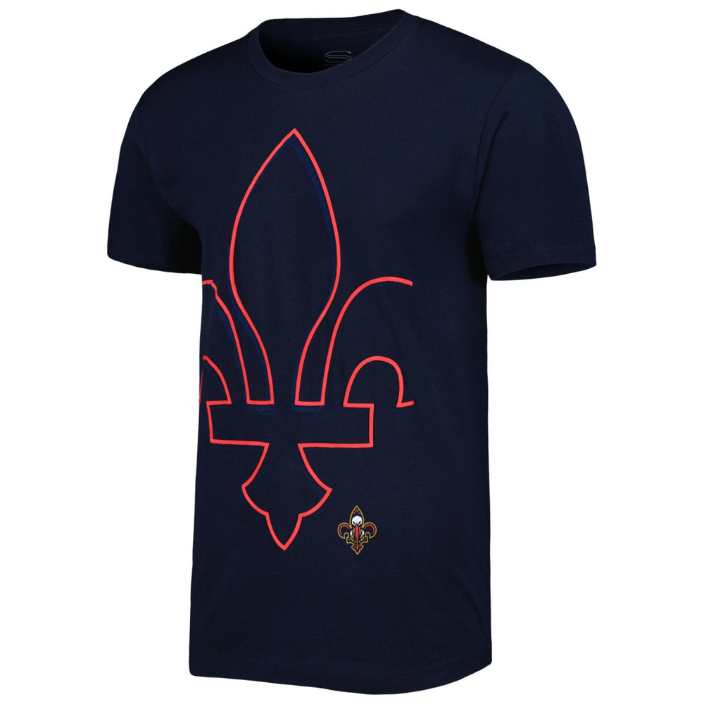 New Orleans Pelicans Stadium Essentials Unisex Element Logo Pop T-Shirt Navy - NBA