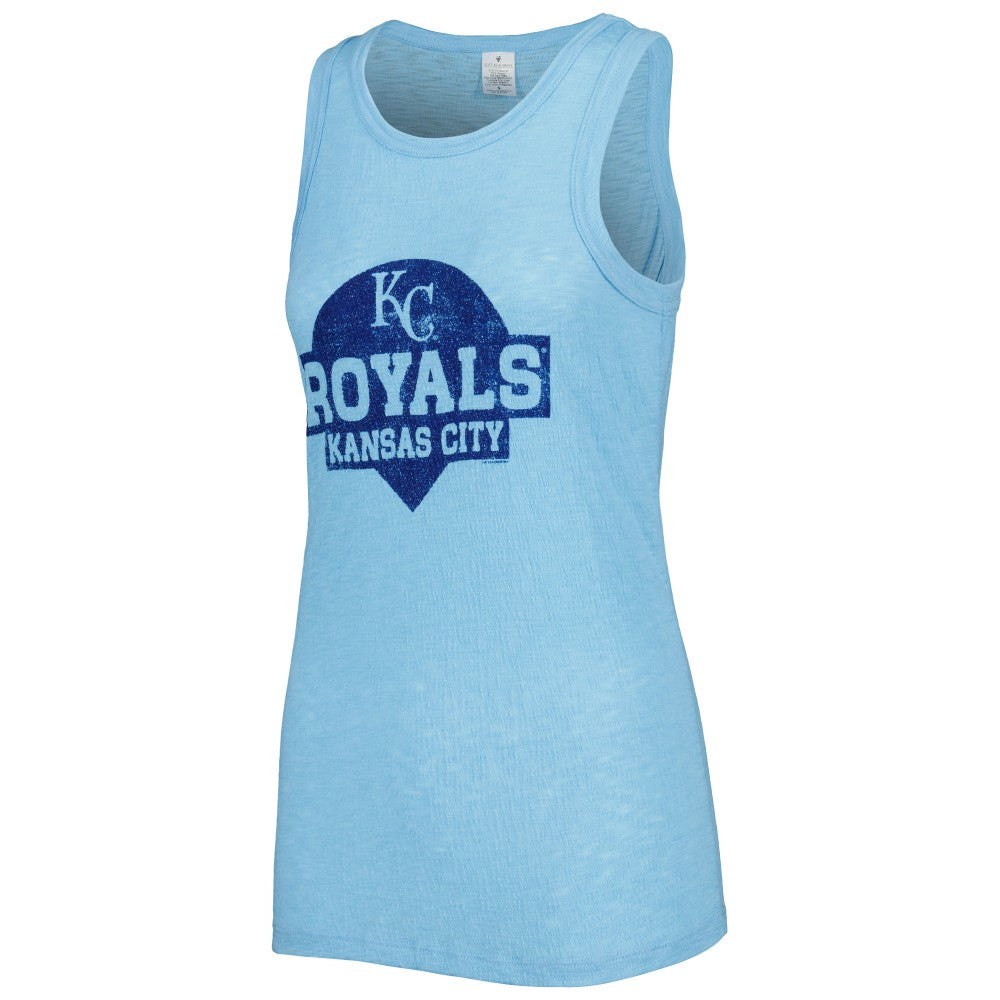 Kansas City Royals Soft as a Grape Women's Tri-Blend Tank Top - MLB