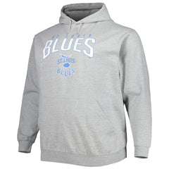 St. Louis Blues Fanatics Special Edition 2.0 Big & Tall Wordmark Pullover Hoodie - Heather Gray - NHL