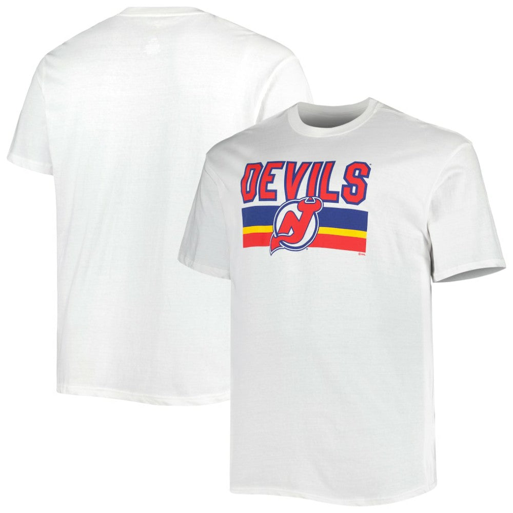 New Jersey Devils Fanatics Big & Tall Special Edition 2.0 T-Shirt - White - NHL