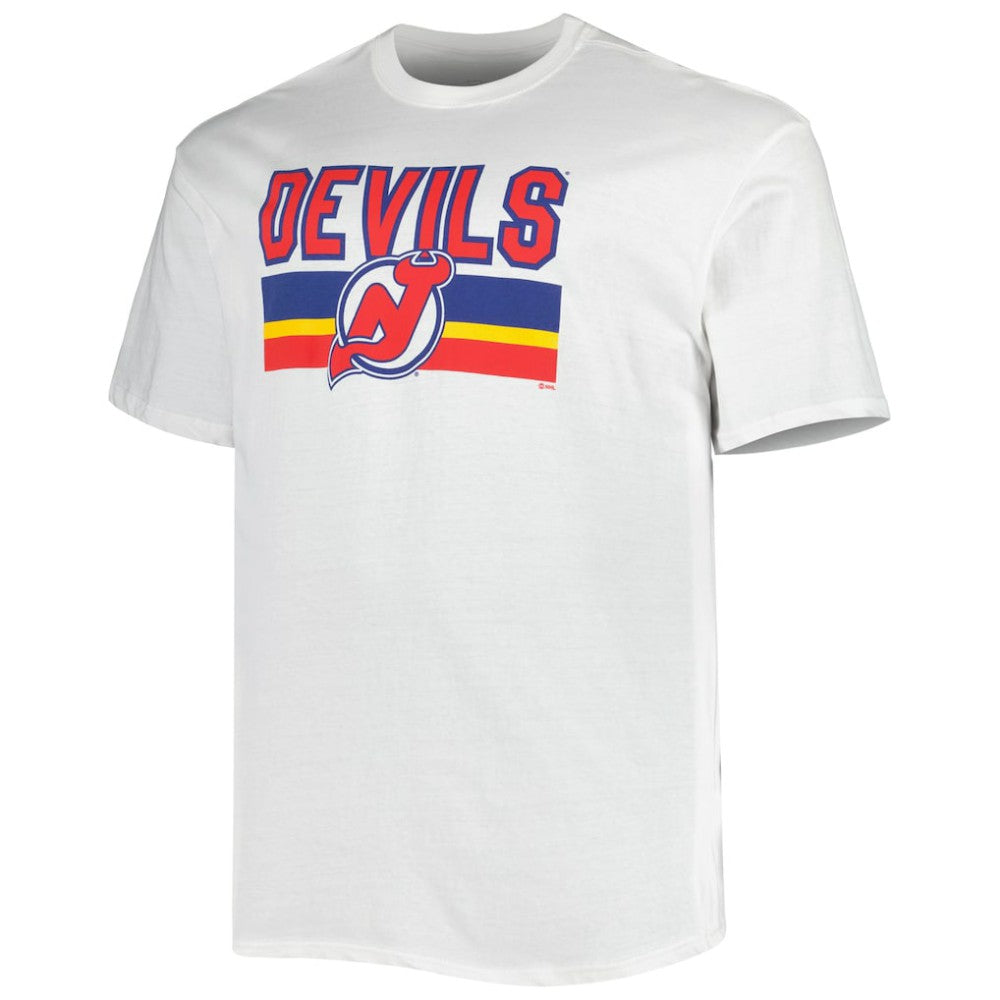 New Jersey Devils Fanatics Big & Tall Special Edition 2.0 T-Shirt - White - NHL