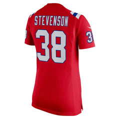 Rhamondre Stevenson New England Patriots Women's Team Game Jersey Red | Nike for Sale