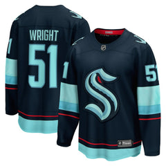 Shane Wright Seattle Kraken Fanatics Men's Home Breakaway Player Jersey - Deep Sea Blue - NHL