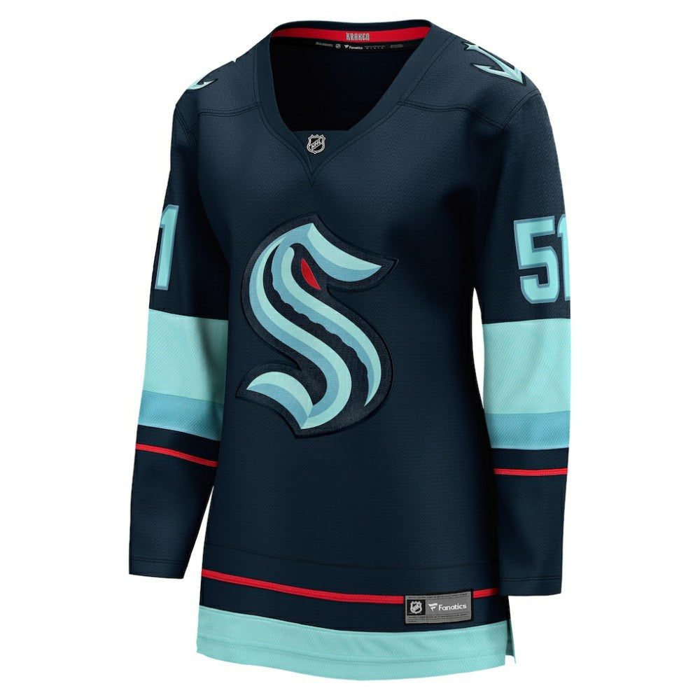 Shane Wright Seattle Kraken Fanatics Women's Home Breakaway Jersey - Deep Sea Blue - NHL