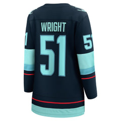 Shane Wright Seattle Kraken Fanatics Women's Home Breakaway Jersey - Deep Sea Blue - NHL