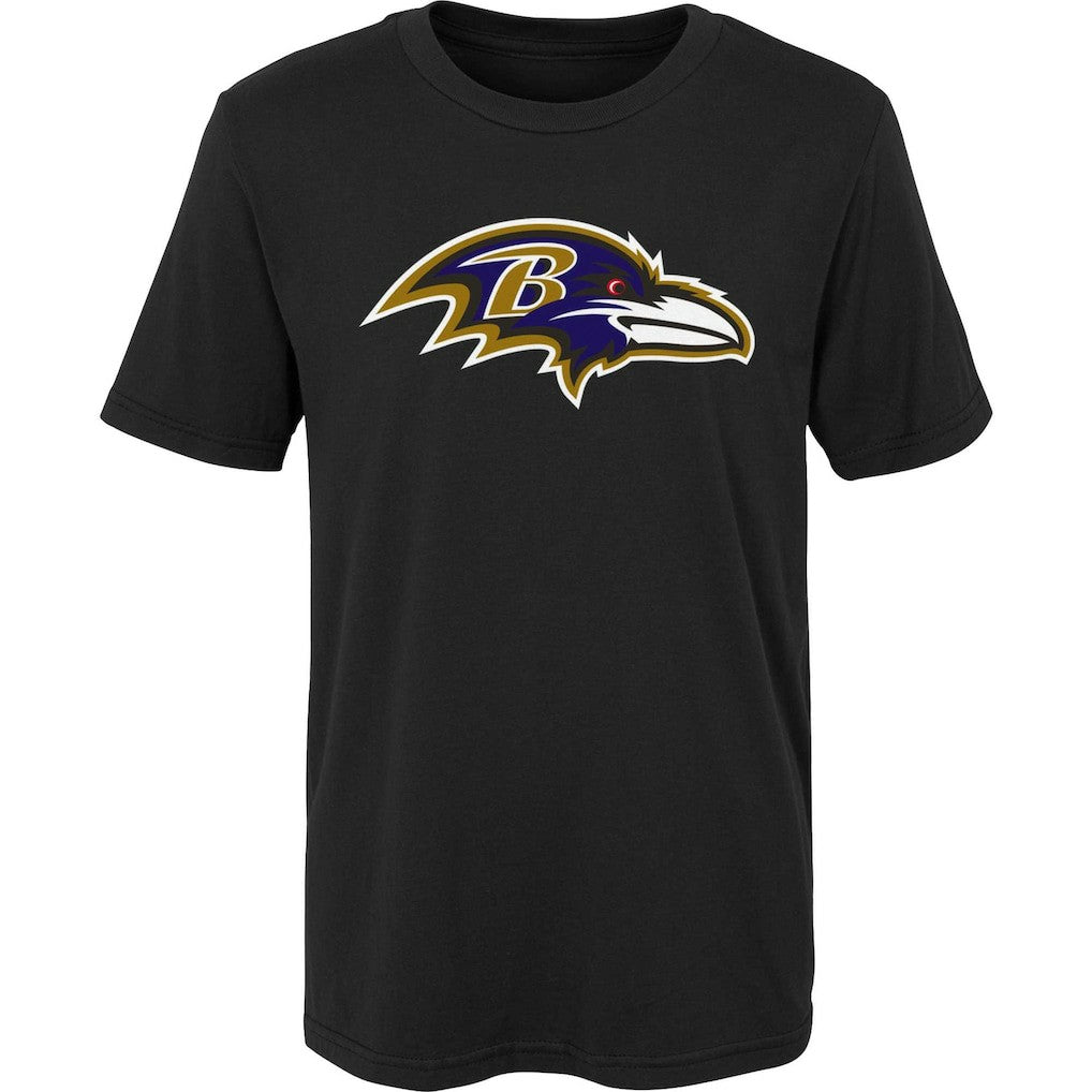 Baltimore Ravens Preschool Primary Logo T-Shirt Black | NFL