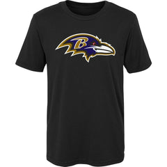 Baltimore Ravens Preschool Primary Logo T-Shirt Black | NFL