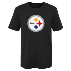 Pittsburgh Steelers Preschool Primary Logo T-Shirt Black | NFL