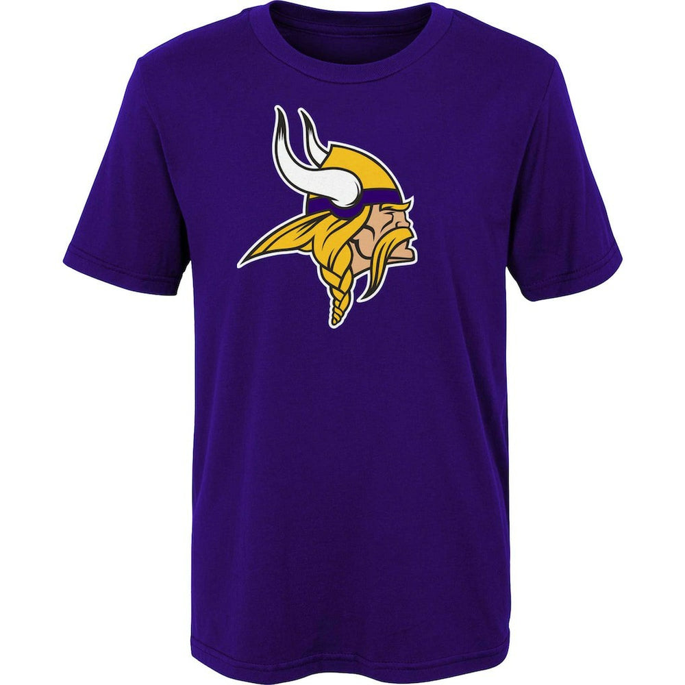 Minnesota Vikings Preschool Primary Logo T-Shirt Purple | NFL