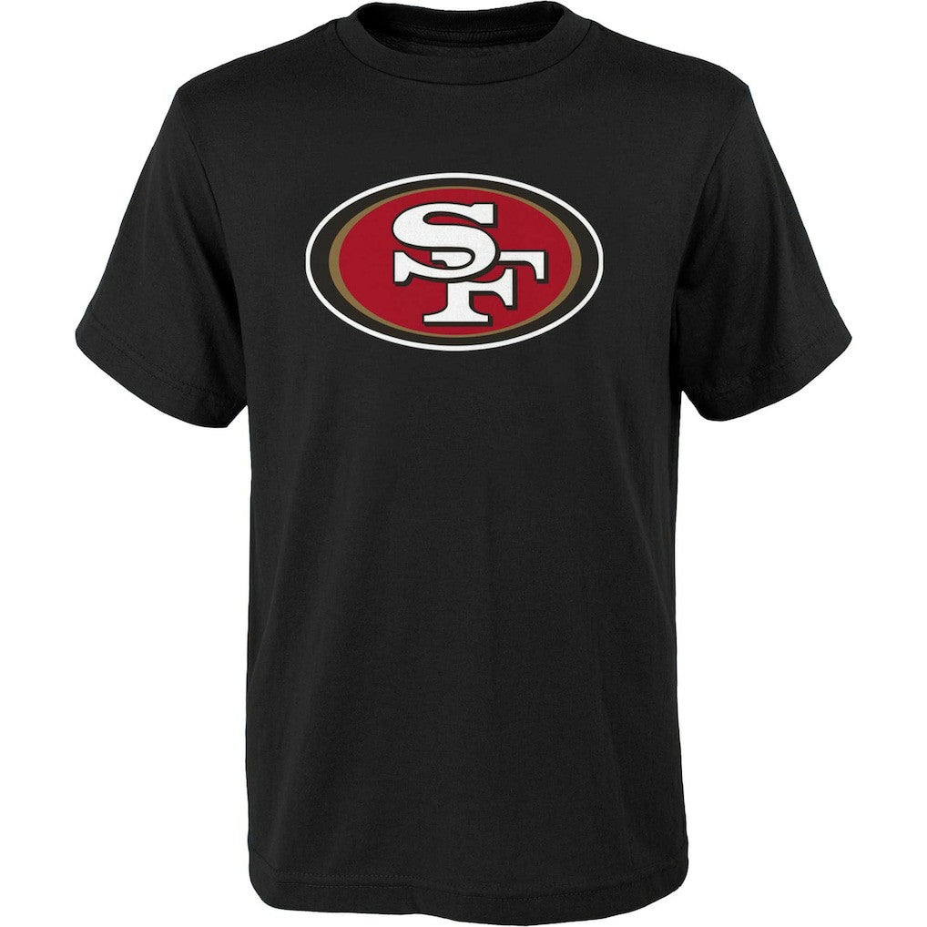 San Francisco 49ers Outerstuff Youth Primary Logo T-Shirt Black | NFL