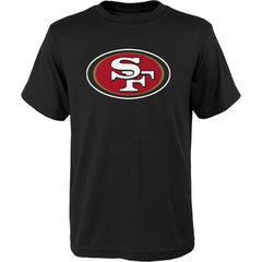 San Francisco 49ers Outerstuff Youth Primary Logo T-Shirt Black | NFL