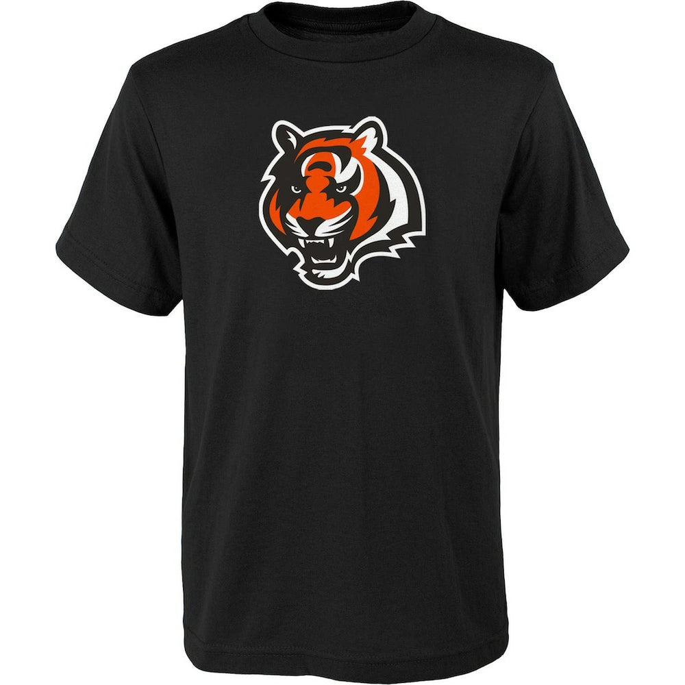 Cincinnati Bengals Outerstuff Youth Primary Logo T-Shirt Black | NFL