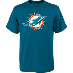 Miami Dolphins Outerstuff Youth Primary Logo T-Shirt Aqua | NFL